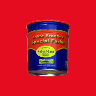 Pintura robusta de Branth (secado rápido) bote 0,75 l rojo tráfico RAL 3020