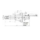 Conexión KNOTT AE V 2000-3500kg KFG 35 D / GF arriba / abajo LM: E 120, D 200/225 con SK