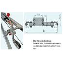 Desplazamiento de rueda jockey para conexiones de tracción V - 3500 kg Longitud: 390/410 mm