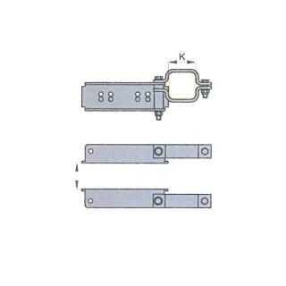 Conexión mástil BPW para viga de eje 80 mm cuadrado