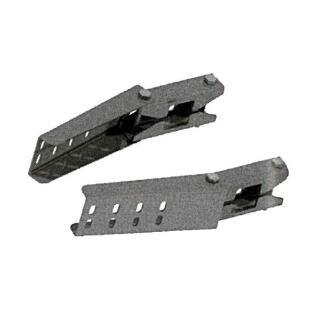 Conexión de larguero entre barra de tiro y eje para cuerpo de eje cuadrado Ø 80 mm