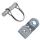 SPP - Soporte de bisagra con perno de clip de resorte, ZU-02 A