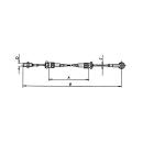 Cables AL-KO Bowden para AE HL 900 mm / GL 1100 mm, C 6 mm, D M12 extraíble + regulable en altura