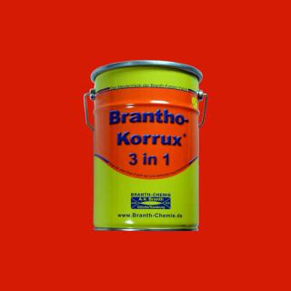 Brantho Korrux "3 en 1" Barril de 5 litros rojo BK320 = RAL 3028