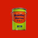 Brantho Korrux "3 en 1" Barril de 5 litros rojo BK320 = RAL 3028