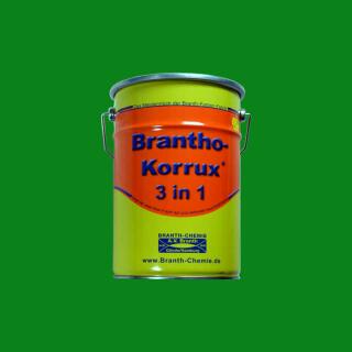 Brantho Korrux "3 en 1" Barril de 5 litros verde BK632 = RAL 6037