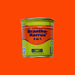 Brantho Korrux "3 en 1" 0,75 litros lata naranja pura RAL 2004