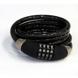 Cable Combo acero candado con número de cable 185 cm, Ø 15 mm