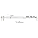 Barra de bloqueo redonda de aluminio 2100-2550 mm riel de...