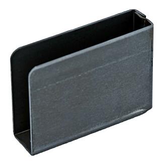 Bolsillo final cerrado, acero Al 110 x An 80 x interior 26 mm