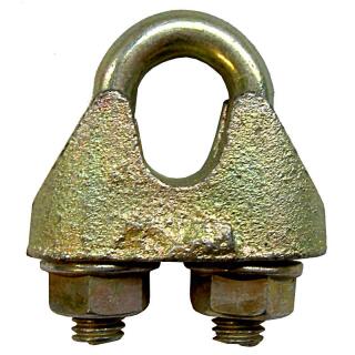 Abrazadera para cable DIN 1142 galvanizado. para cuerda Ø 19 mm