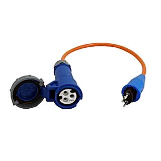 Cable adaptador Acoplamiento CEE Bajo / Vollg enchufe CH 5000 mm