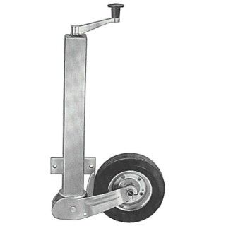 Rueda de apoyo 250 kg vz. llanta de acero de caucho macizo totalmente automática 200x60