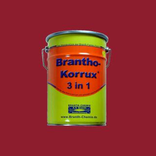 Brantho Korrux "3 en 1" 5 litros rojo rubí RAL 3003