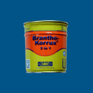 Brantho Korrux "3 en 1" 0,75 litros lata azul señal RAL 5005