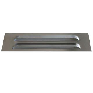 Ventilador branquial, aluminio laminado brillante, 200 x 50 mm