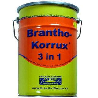 Brantho Korrux "3 en 1" 5 litros verde botella RAL 6007