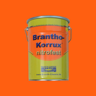 Brantho Korrux "nitrofest" Envase de 5 litros naranja / amarillo-naranja RAL 2000